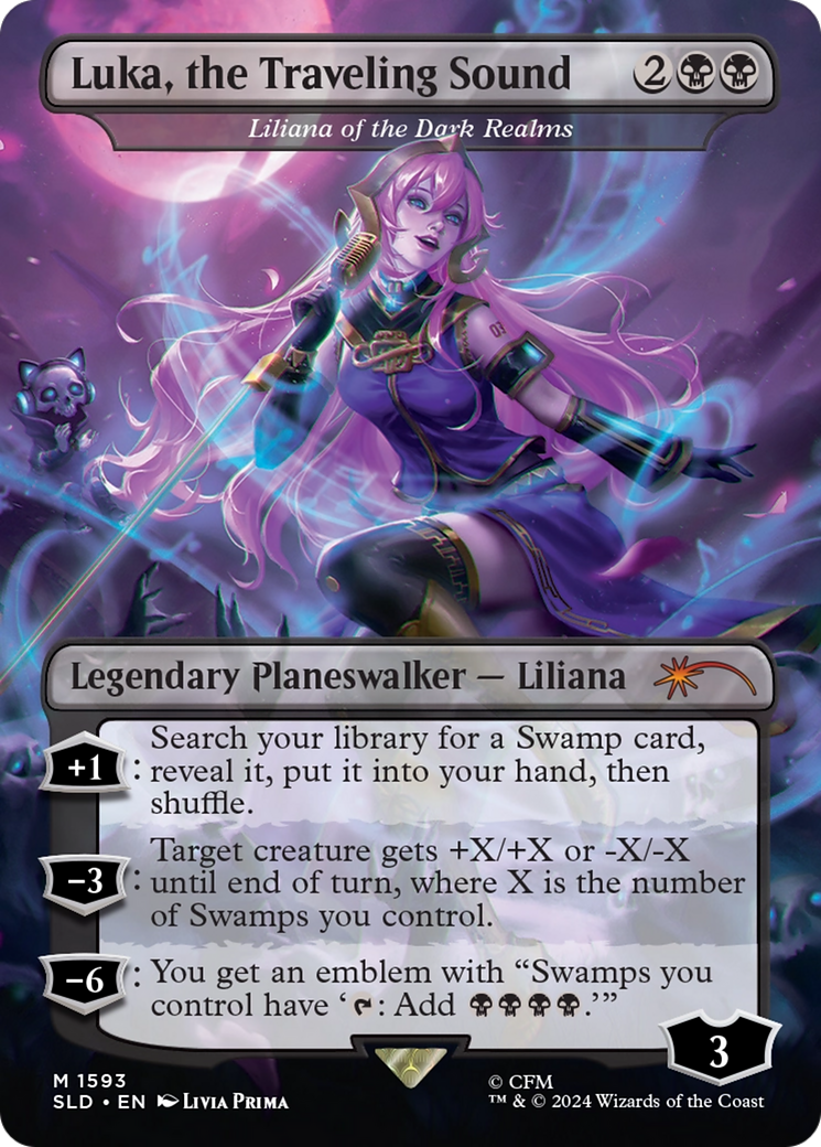 Luka, the Traveling Sound - Liliana of the Dark Realms [Secret Lair Drop Series] | Exor Games Bridgewater