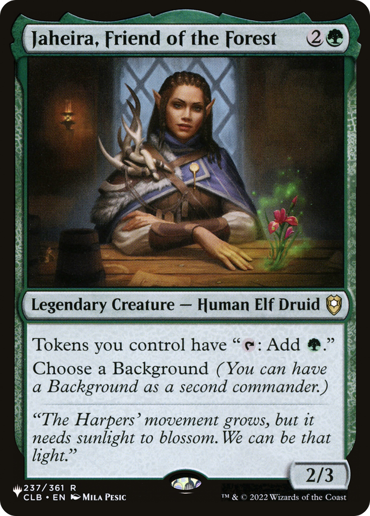 Jaheira, Friend of the Forest [The List] | Exor Games Bridgewater