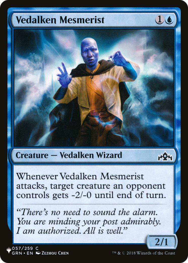 Vedalken Mesmerist [The List] | Exor Games Bridgewater