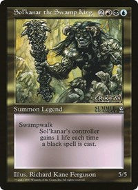 Sol'kanar the Swamp King (Oversized) [Oversize Cards] | Exor Games Bridgewater