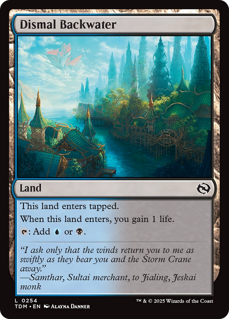 Dismal Backwater [Tarkir: Dragonstorm] | Exor Games Bridgewater