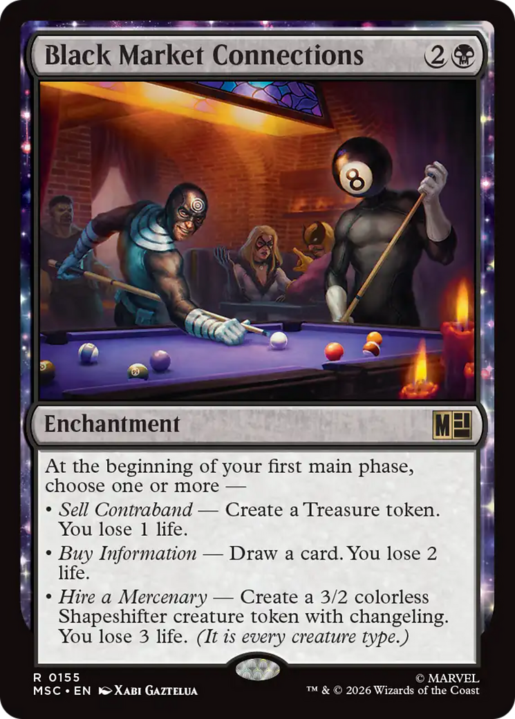 Black Market Connections (Surge Foil) [Marvel Super Heroes Commander] | Exor Games Bridgewater
