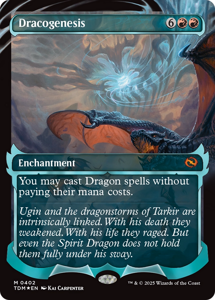 Dracogenesis (0402) (Showcase) [Tarkir: Dragonstorm] | Exor Games Bridgewater