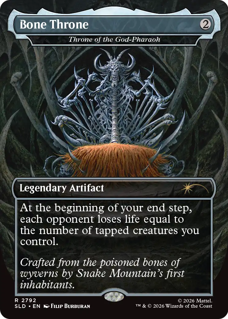 Bone Throne - Throne of the God-Pharaoh [Secret Lair Drop Series] | Exor Games Bridgewater