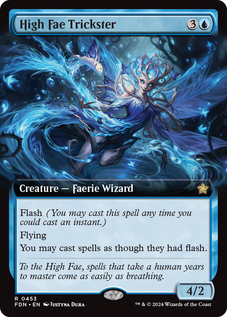 High Fae Trickster (Extended Art) [Foundations] | Exor Games Bridgewater