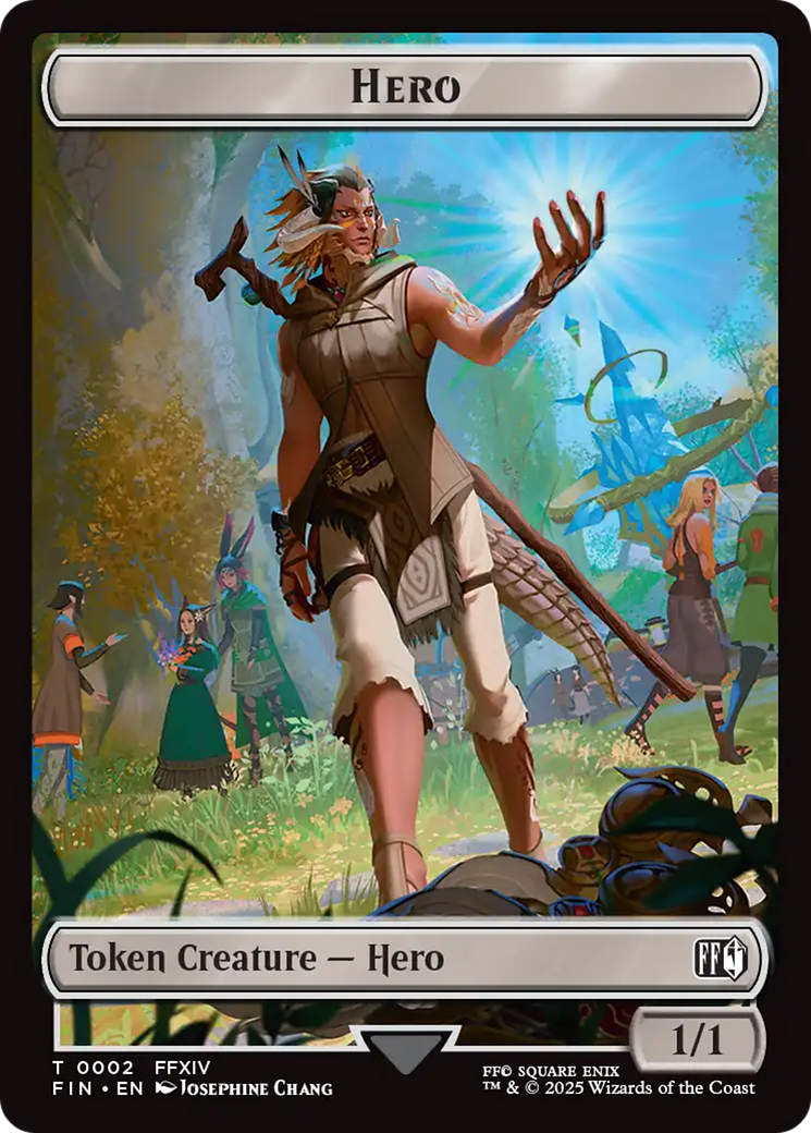 Hero (0002) // Food Double-Sided Token [FINAL FANTASY Tokens] | Exor Games Bridgewater