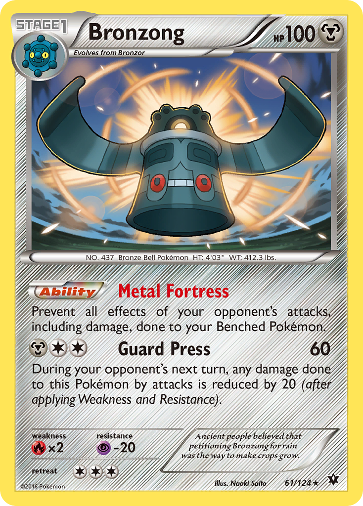 Bronzong (61/124) [XY: Fates Collide] | Exor Games Bridgewater