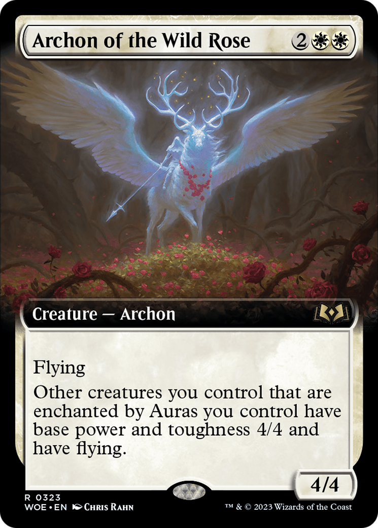 Archon of the Wild Rose (Extended Art) [Wilds of Eldraine] | Exor Games Bridgewater