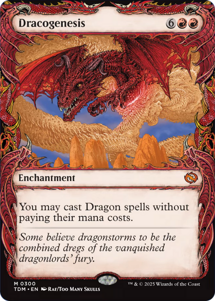 Dracogenesis (0300) (Showcase) [Tarkir: Dragonstorm] | Exor Games Bridgewater