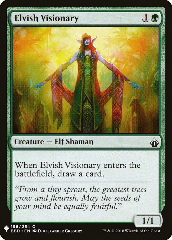 Elvish Visionary [Mystery Booster] | Exor Games Bridgewater