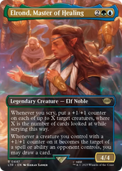 Elrond, Master of Healing (Borderless Alternate Art) [The Lord of the Rings: Tales of Middle-Earth] | Exor Games Bridgewater