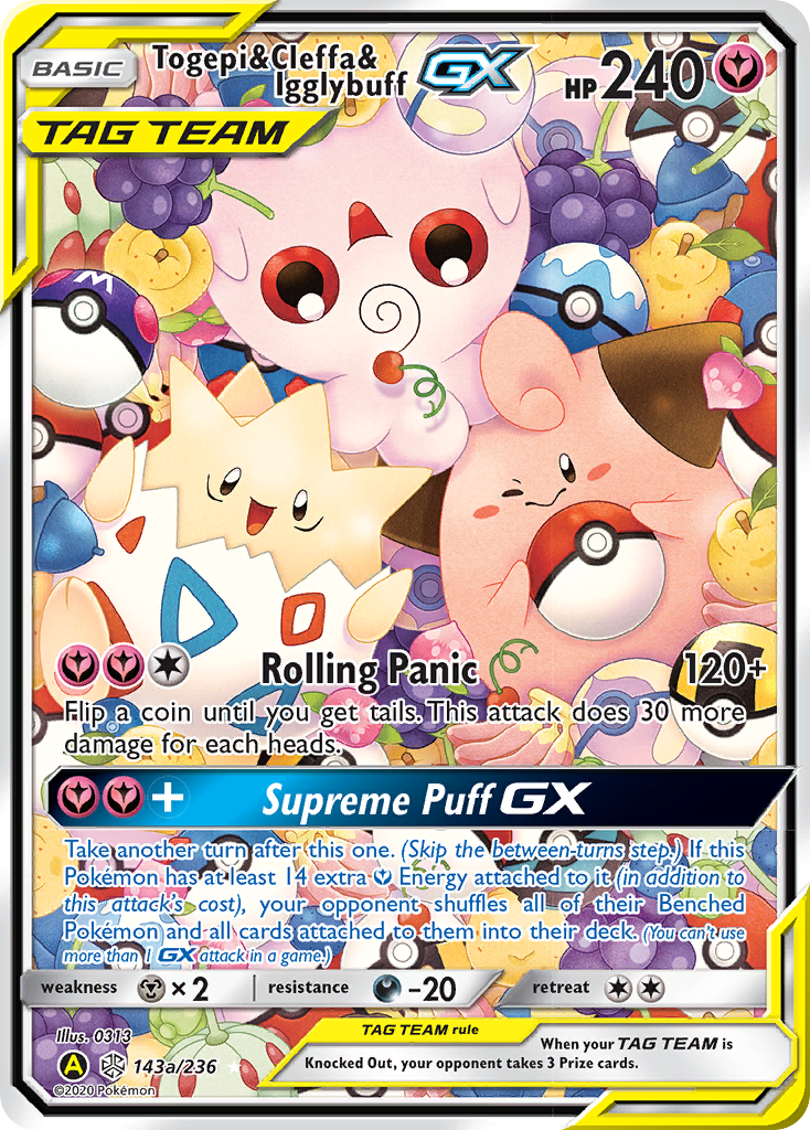 Togepi & Cleffa & Igglybuff GX (143a/236) [Alternate Art Promos] | Exor Games Bridgewater