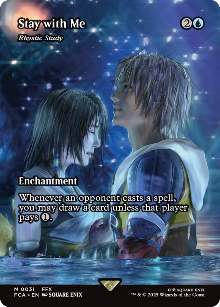 Stay with Me - Rhystic Study (Showcase) [FINAL FANTASY : Through the Ages] | Exor Games Bridgewater