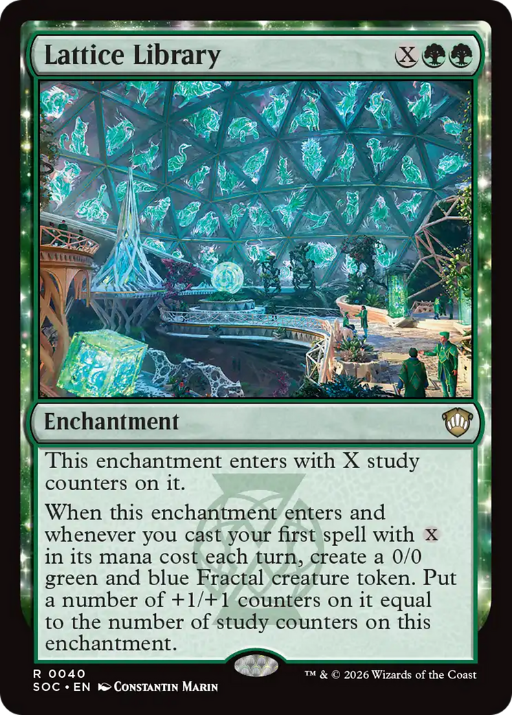 Lattice Library [Secrets of Strixhaven Commander] | Exor Games Bridgewater