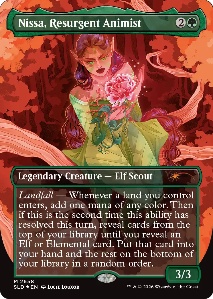 Nissa, Resurgent Animist [Secret Lair Drop Series] | Exor Games Bridgewater