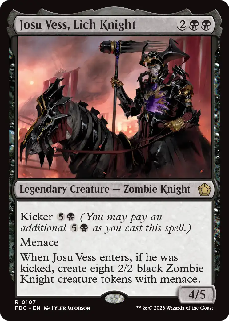 Josu Vess, Lich Knight [Foundations Commander] | Exor Games Bridgewater