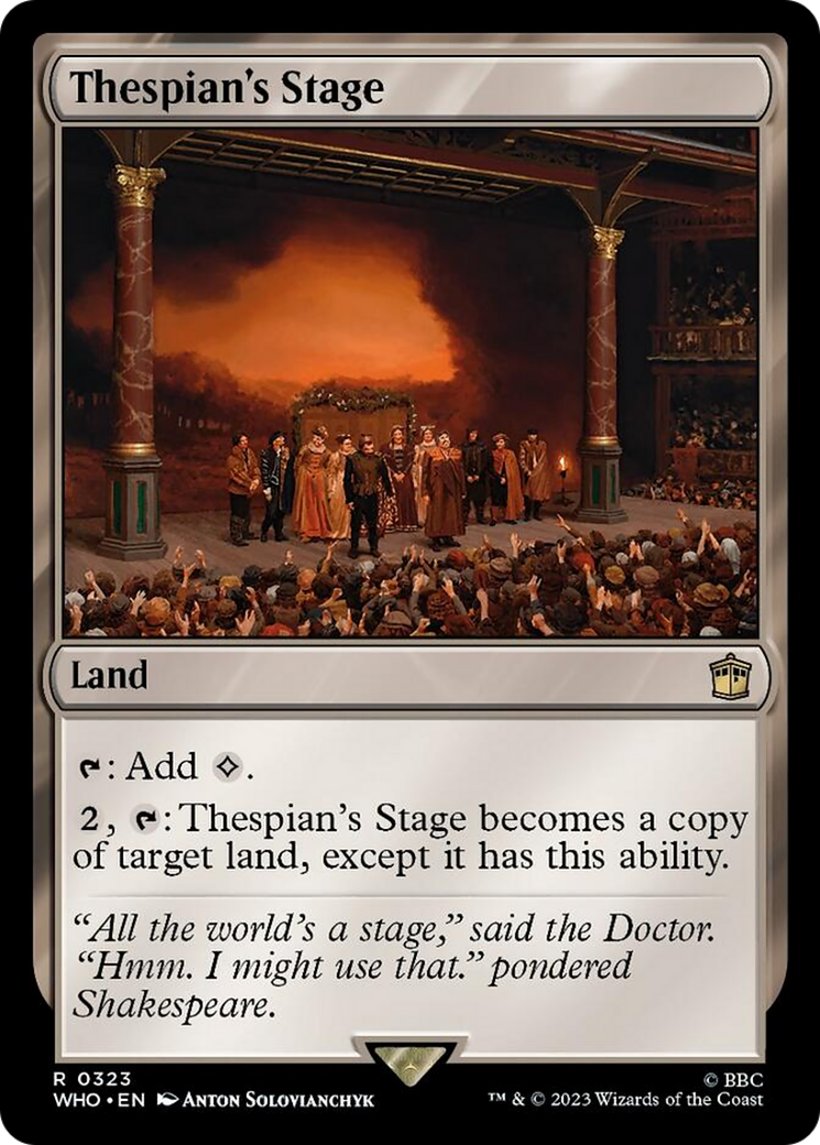 Thespian's Stage [Doctor Who] | Exor Games Bridgewater