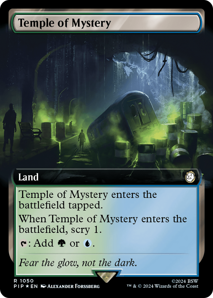 Temple of Mystery (Extended Art) (Surge Foil) [Fallout] | Exor Games Bridgewater