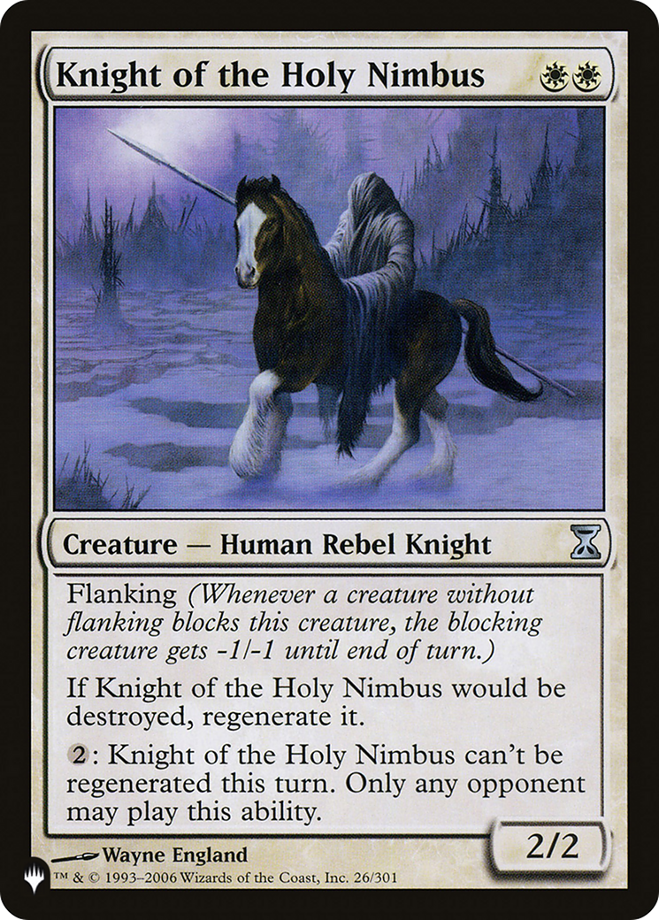 Knight of the Holy Nimbus [The List] | Exor Games Bridgewater