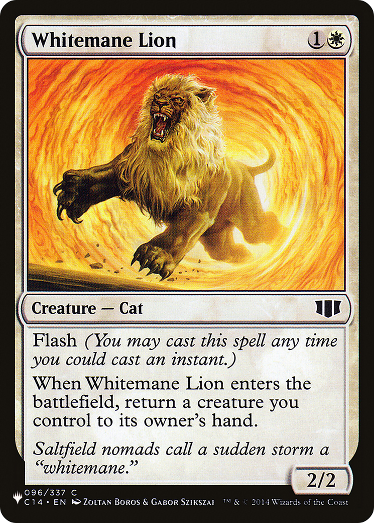 Whitemane Lion (PLC) [The List] | Exor Games Bridgewater