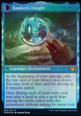 Jacob Hauken, Inspector // Hauken's Insight [Innistrad: Crimson Vow Prerelease Promos] | Exor Games Bridgewater