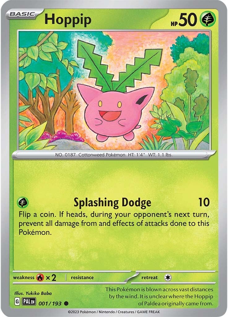 Hoppip (001/193) [Scarlet & Violet: Paldea Evolved] | Exor Games Bridgewater