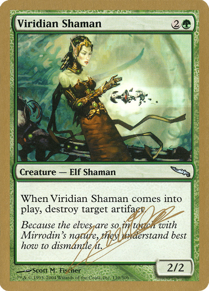 Viridian Shaman (Julien Nuijten) [World Championship Decks 2004] | Exor Games Bridgewater