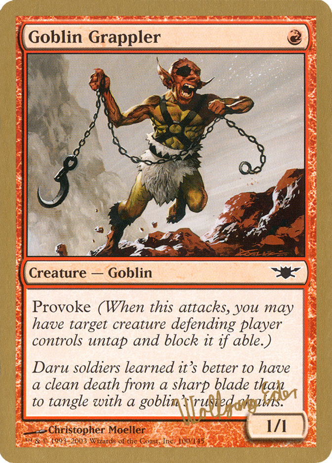 Goblin Grappler (Wolfgang Eder) [World Championship Decks 2003] | Exor Games Bridgewater