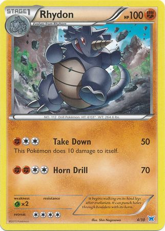 Rhydon (4/30) [XY: Trainer Kit 2 - Latios] | Exor Games Bridgewater