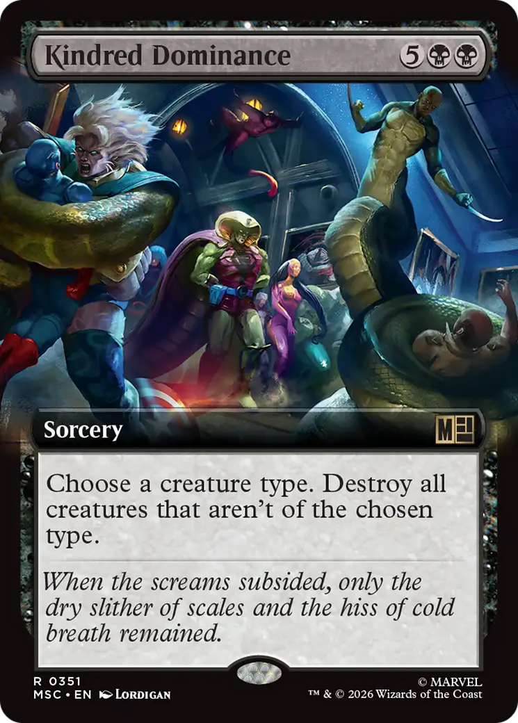 Kindred Dominance (Extended Art) [Marvel Super Heroes Commander] | Exor Games Bridgewater
