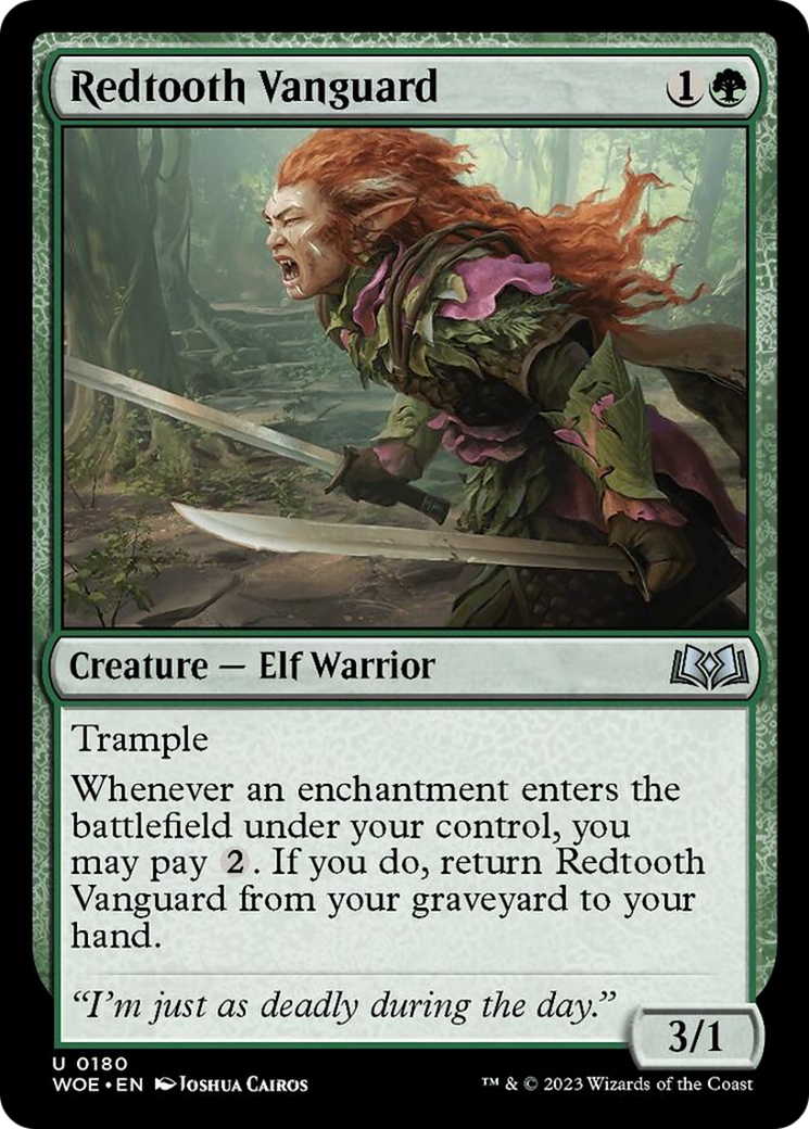 Redtooth Vanguard [Wilds of Eldraine] | Exor Games Bridgewater