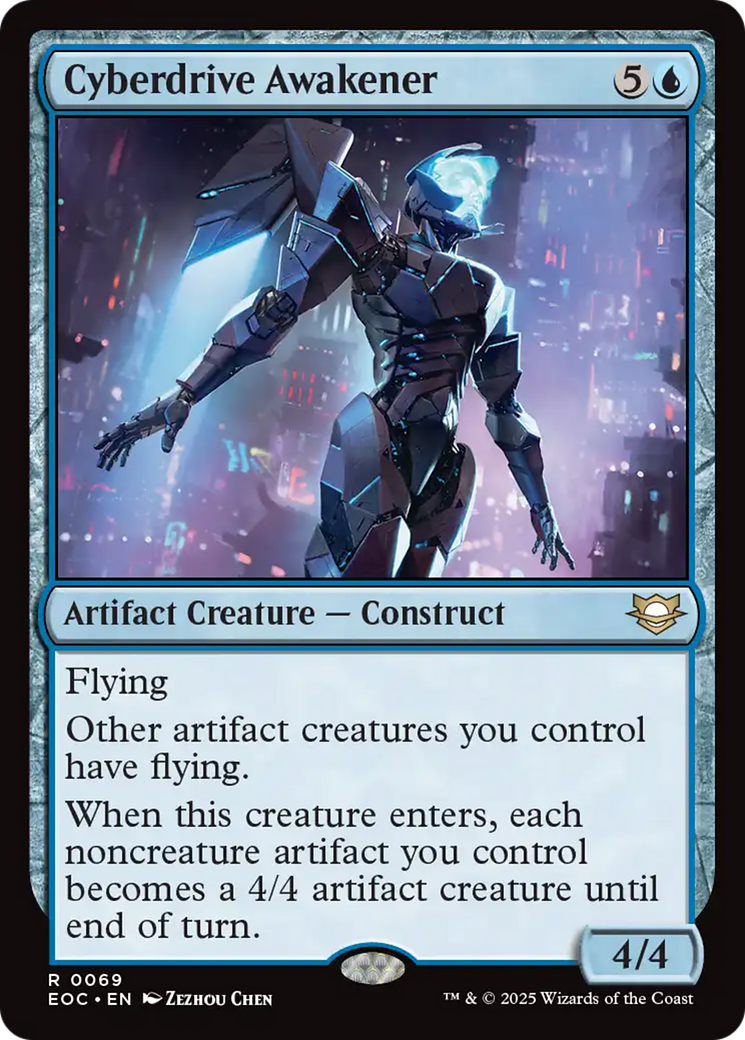 Cyberdrive Awakener [Edge of Eternities Commander] | Exor Games Bridgewater