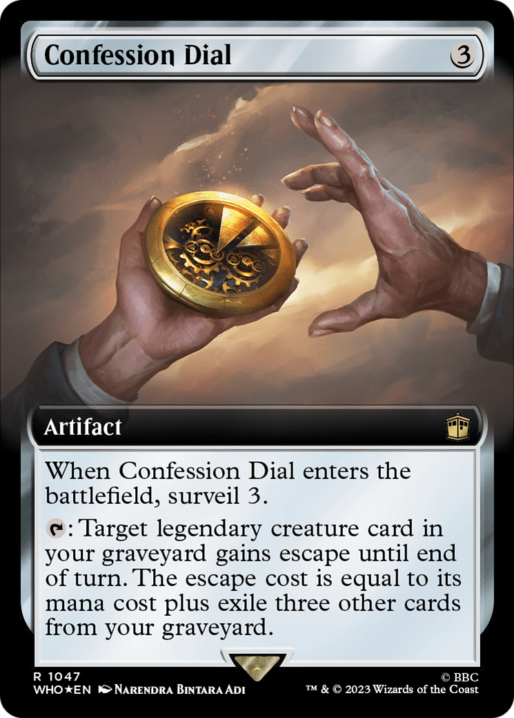 Confession Dial (Extended Art) (Surge Foil) [Doctor Who] | Exor Games Bridgewater