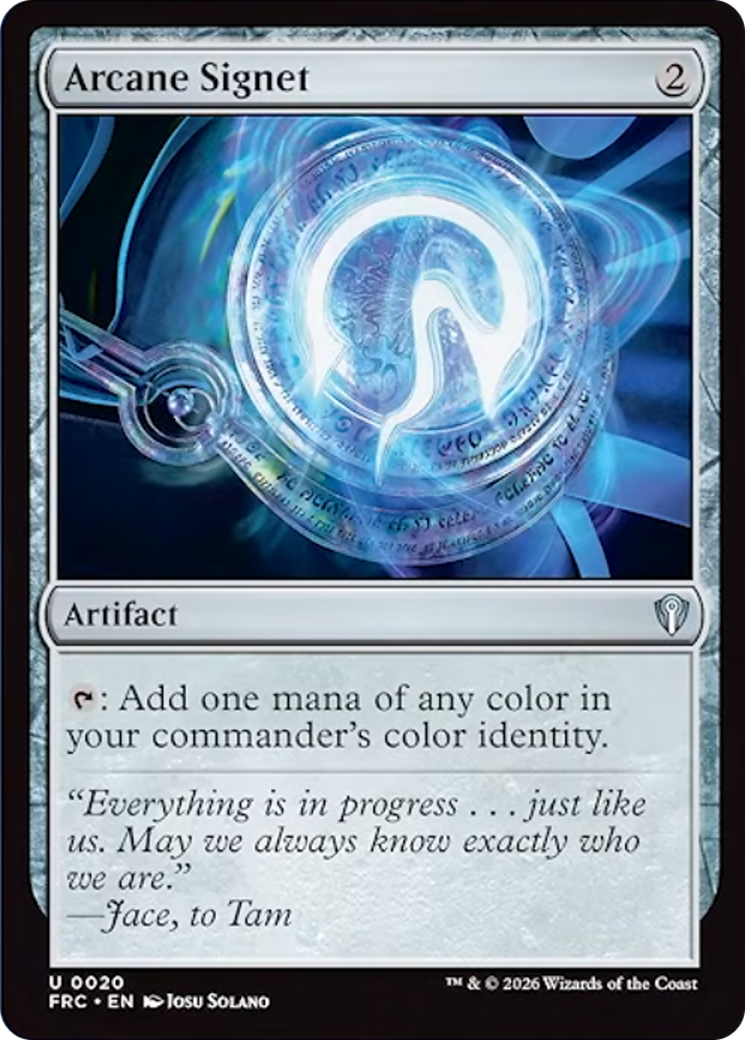 Arcane Signet [Reality Fracture Commander] | Exor Games Bridgewater