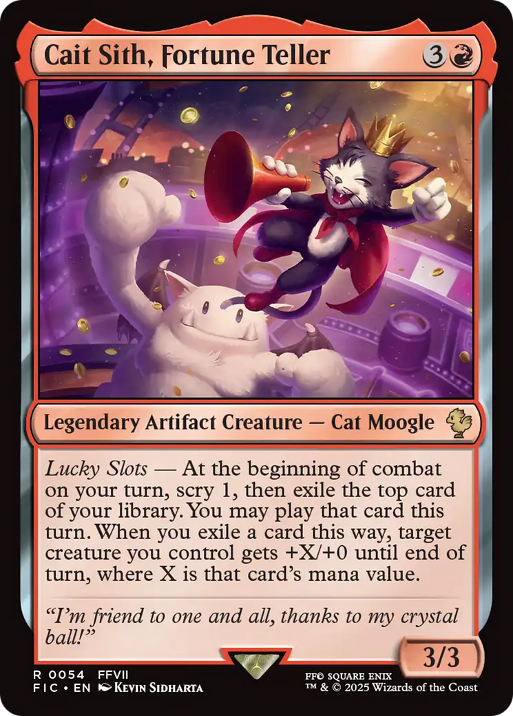 Cait Sith, Fortune Teller [FINAL FANTASY Commander] | Exor Games Bridgewater
