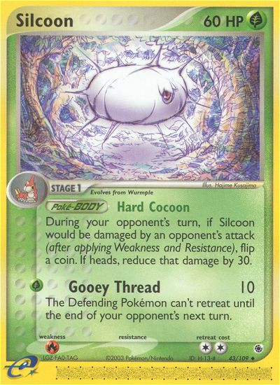 Silcoon (43/109) [EX: Ruby & Sapphire] | Exor Games Bridgewater