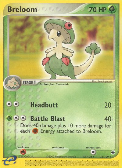 Breloom (16/109) [EX: Ruby & Sapphire] | Exor Games Bridgewater