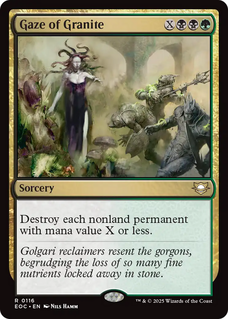 Gaze of Granite [Edge of Eternities Commander] | Exor Games Bridgewater