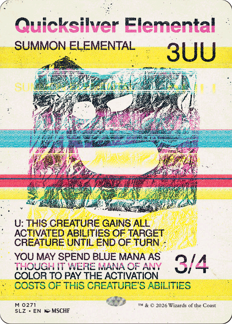 Quicksilver Elemental (0271) [Secret Lair x MSCHF: The Zeta Set] | Exor Games Bridgewater
