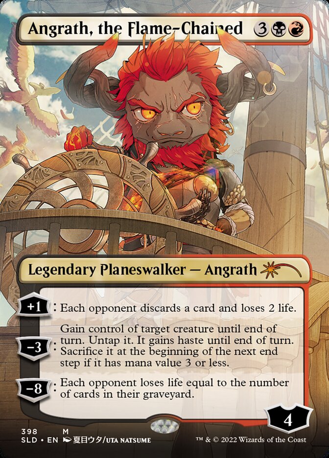 Angrath, the Flame-Chained (Borderless) [Secret Lair Drop Series] | Exor Games Bridgewater