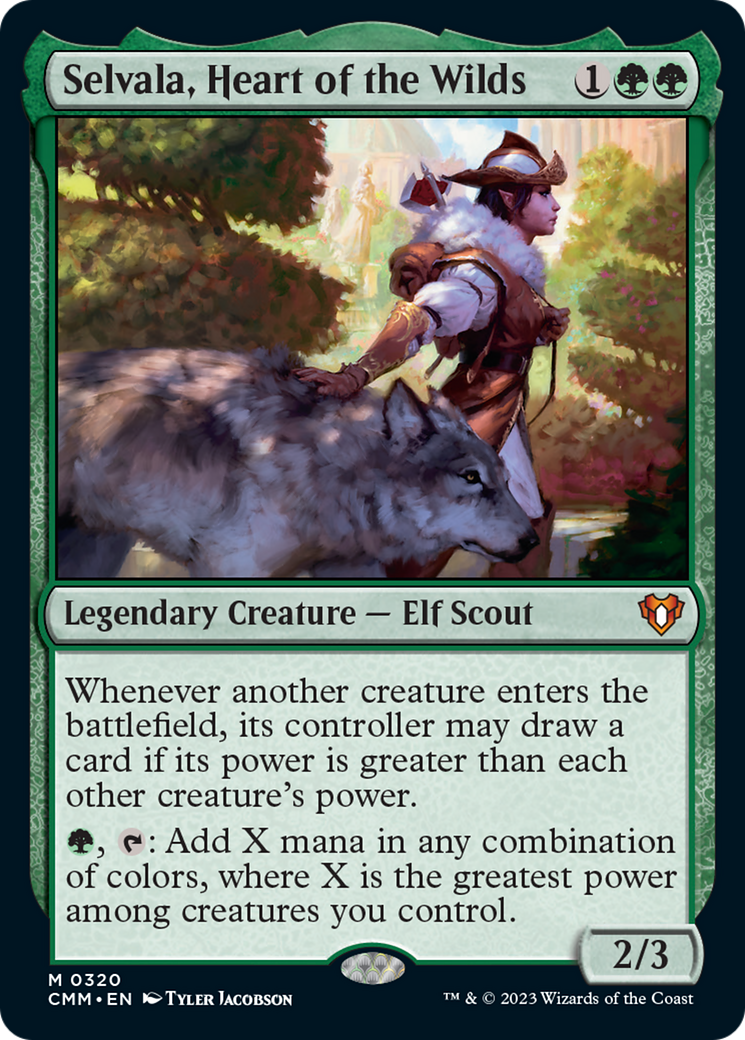 Selvala, Heart of the Wilds [Commander Masters] | Exor Games Bridgewater