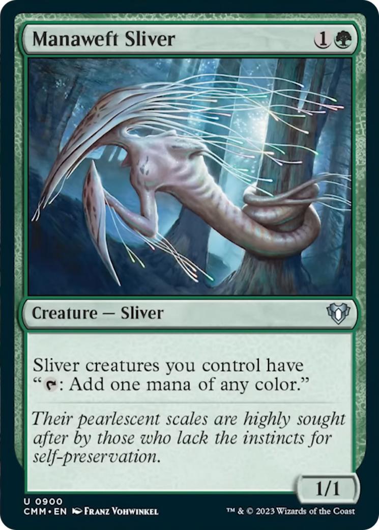 Manaweft Sliver [Commander Masters] | Exor Games Bridgewater