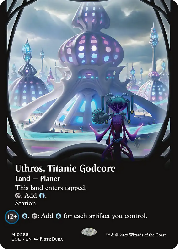 Uthros, Titanic Godcore (Borderless) [Edge of Eternities] | Exor Games Bridgewater