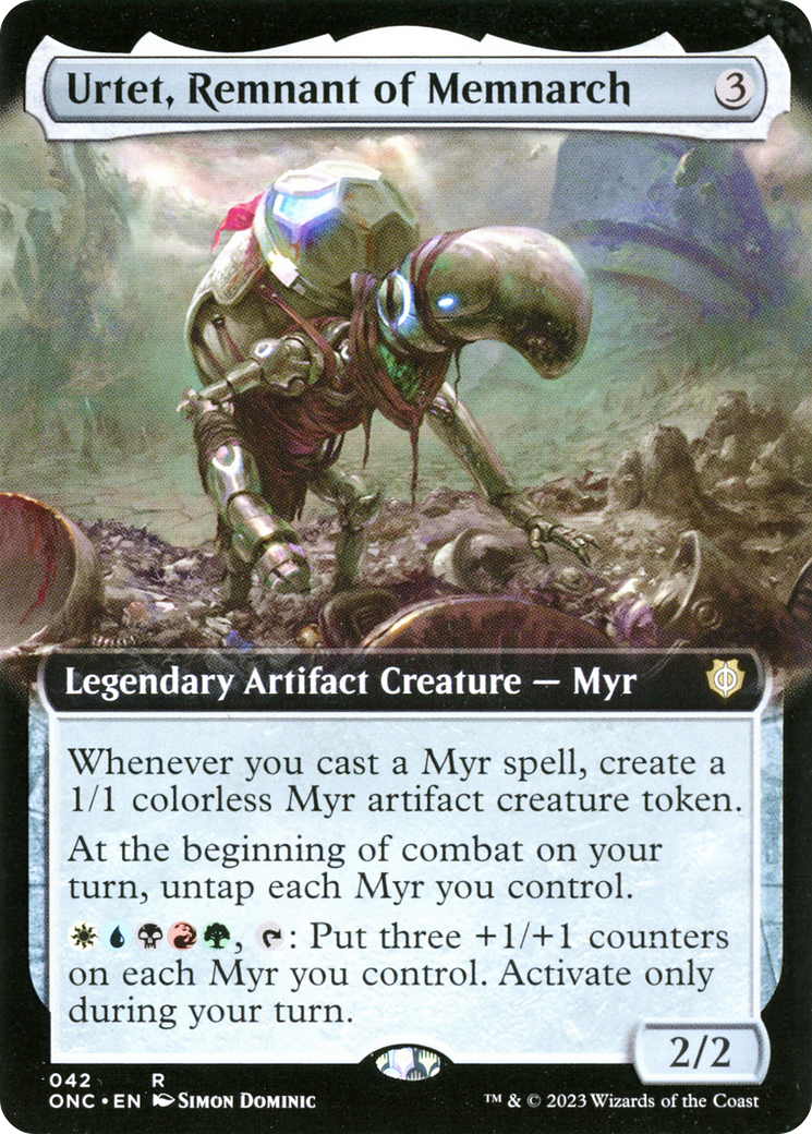 Urtet, Remnant of Memnarch (Extended Art) [Phyrexia: All Will Be One Commander] | Exor Games Bridgewater