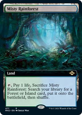 Misty Rainforest (Extended Art) [Modern Horizons 2] | Exor Games Bridgewater