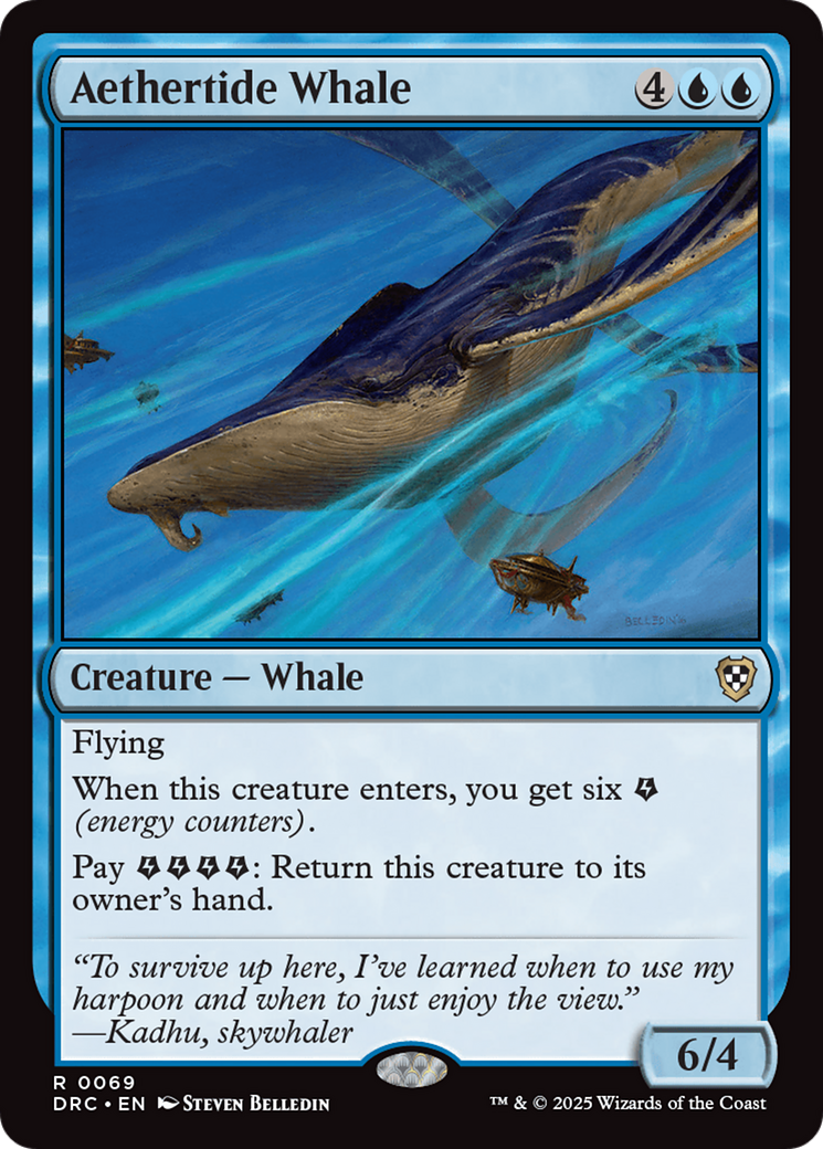 Aethertide Whale [Aetherdrift Commander] | Exor Games Bridgewater