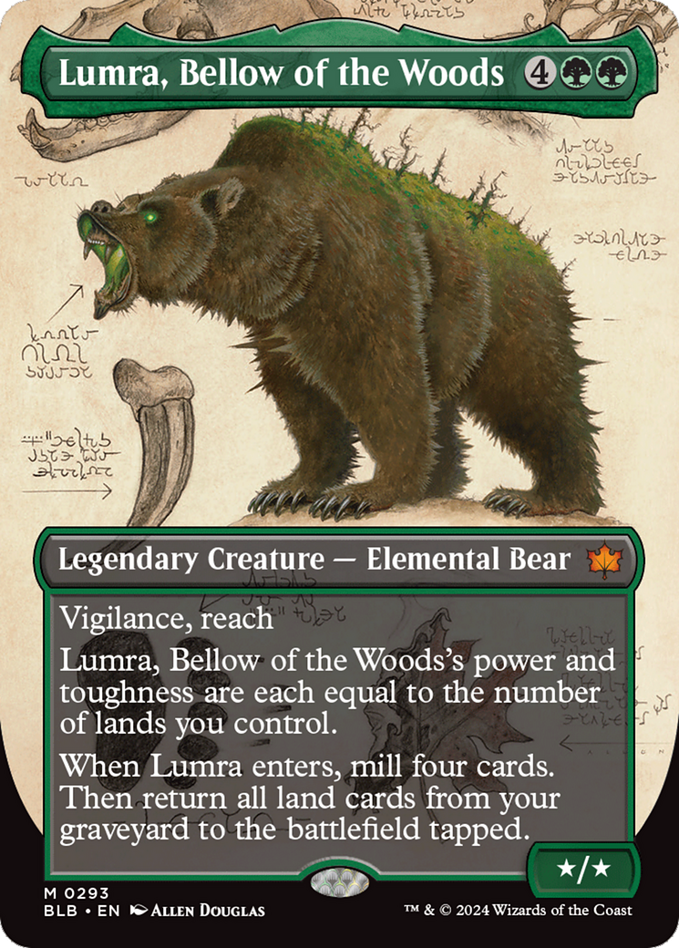 Lumra, Bellow of the Woods (Borderless) (0293) [Bloomburrow] | Exor Games Bridgewater