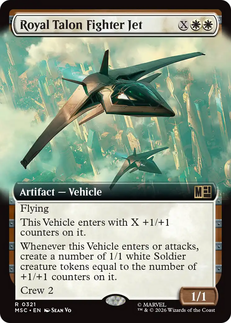 Royal Talon Fighter Jet (Extended Art) [Marvel Super Heroes Commander] | Exor Games Bridgewater