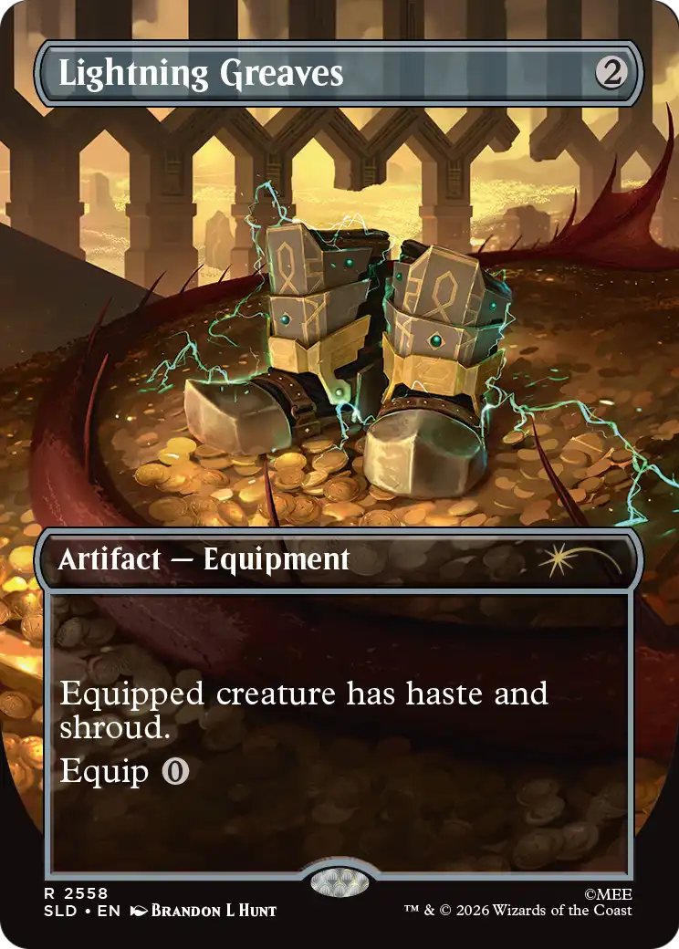 Lightning Greaves (2558) [Secret Lair Drop Series] | Exor Games Bridgewater