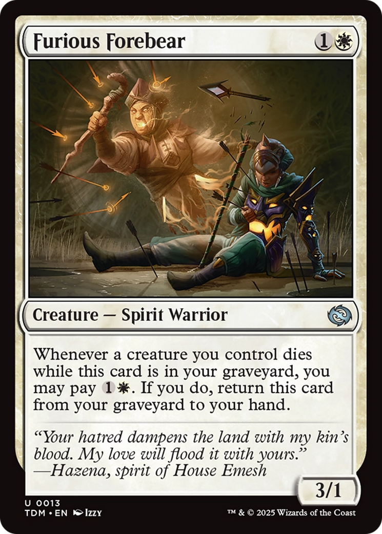Furious Forebear [Tarkir: Dragonstorm] | Exor Games Bridgewater
